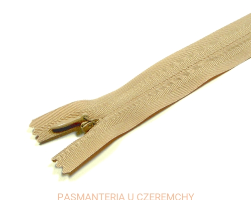 zamek beżowy 50 cm kryty wzmocniony ALPHA