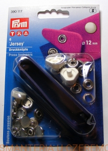 napy springi 12 mm perłowe do nabijania PRYM 390 117 /zatrzaski/