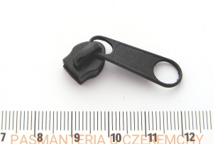 suwak zamkowy 5 mm czarny
