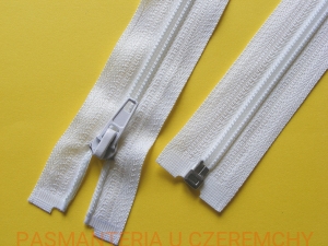 zamek 100 cm biały rozdzielczy plastikowy, spirala 5