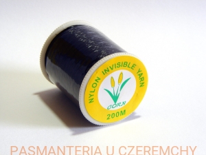 nici monofilamentowe /żyłkowe/ czarne 200 mb