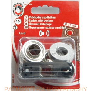 oczka 12 mm srebrne Lord - Koh-I-Noor /nity oczkowe/