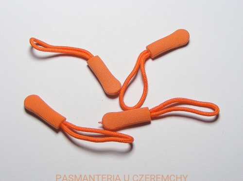  przywieszka do zamka błyskawicznego - pomarańczowa