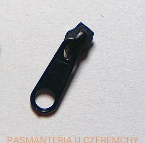 suwak zamkowy 3 mm czarny