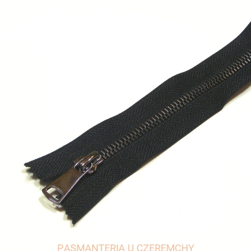 zamek 15 cm czarny nierozdzielczy VT10, czarny nikiel