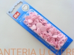 napy plastikowe serduszka różowe  PRYM 393 318 /zatrzaski/