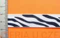 tasiemka /wstążka/ rypsowa drukowana /16 mm/ - zebra 