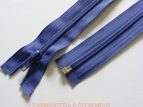  zamek rozdzielczy plastikowy /spirala 5/ 40 cm chabrowy /kobaltowy/ 