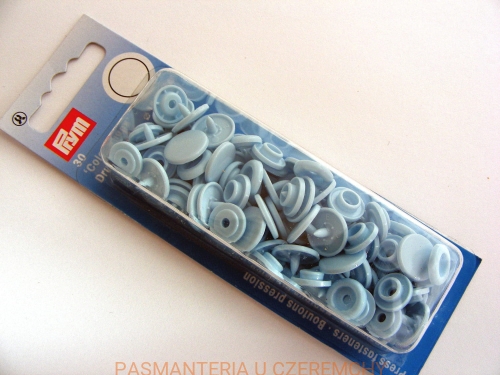  zatrzaski - napy plastikowe okrągłe niebieskie PRYM 393 120