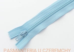 zamek 18 cm jasnoniebieski nierozdzielczy spirala rozm. 5 /niebieski/