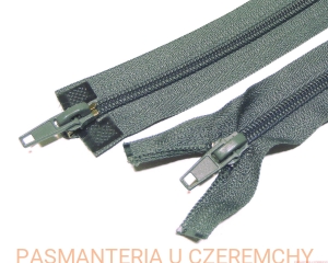 zamek 65 cm ciemnoszary rozdzielczy dwusuwakowy spirala 5  /szary/   