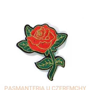 aplikacja do naprasowywania - róża /termoaplikacja, naprasowanka/