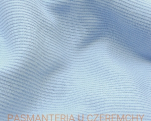 dzianina ściągaczowa jasnoniebieska 2x2 /niebieska, ściągacz niebieski/