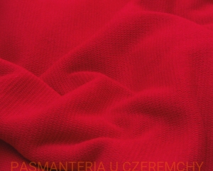 dzianina ściągaczowa ciemnoczerwona 1x1 /ściągacz gładki, czerwony/    