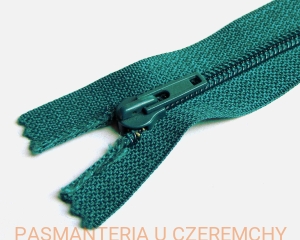 zamek 20 cm ciemny morski nierozdzielczy ALPHA S5 /turkusowy, ciemnozielony/