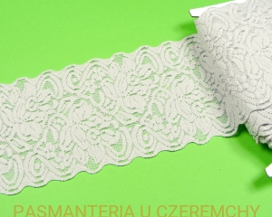 koronka elastyczna 80 mm szara