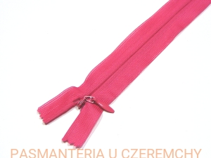 zamek 20 cm amarantowy nierozdzielczy kryty /fuksjowy, różowy/