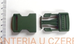klamra plastikowa "trójząb" khaki /ciemnozielona/ 25 mm