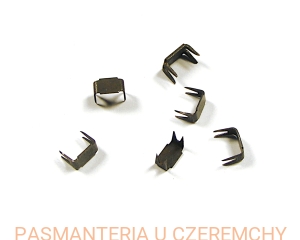 skuwka do zamka 5 mm mosiądz oksydowany /zacisk, końcówka/ 
