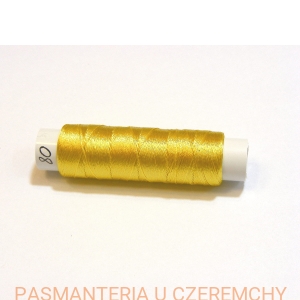 nici do szycia jedwabiu żółte poliestrowe 100 mb 