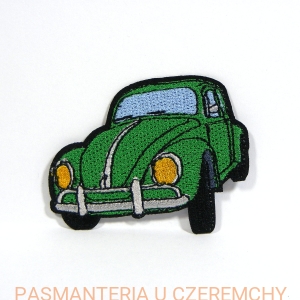 aplikacja do naprasowywania - VW "garbus" zielony /samochd, auto, termoaplikacja, naprasowanka/