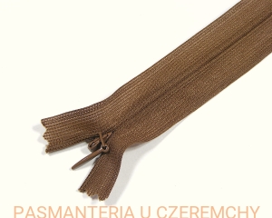 zamek 20 cm brązowy kryty  