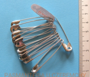 agrafki niklowane 55 mm /4/- kpl. 12 szt.