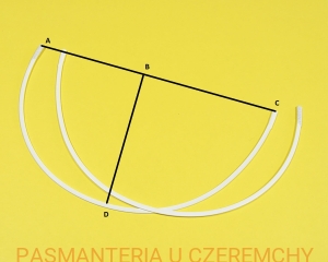 fiszbiny do biustonosza 23,5cm /95/40  - 1 para   