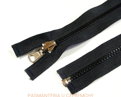 zamek 75 cm czarny dwustronny rozdzielczy typu kostka rozm. 5