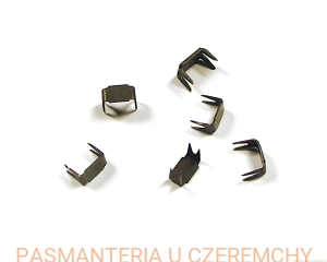 skuwka do zamka 3 mm mosiądz oksydowany /zacisk, końcówka/  