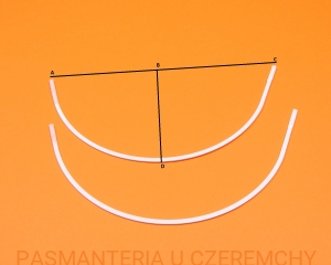 fiszbiny do biustonosza 22 cm/38 - 1 para 