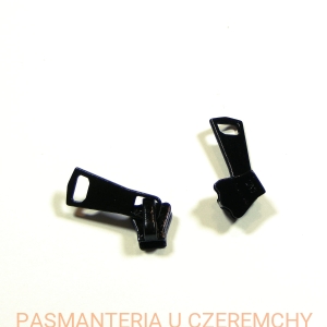 suwak zamkowy do zamków kostkowych /kostka rozm. 5/ - kolor czarny 
