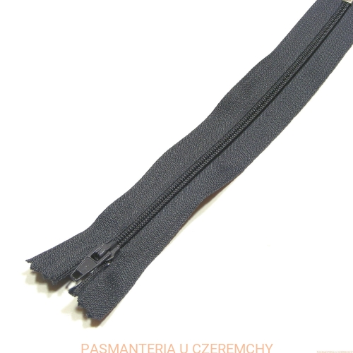 zamek 20 cm ciemnoszary nierozdzielczy spirala 5