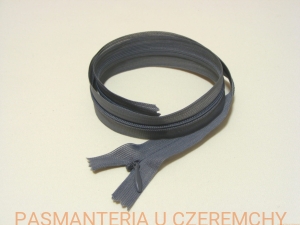 zamek 40 cm ciemnoszary kryty /szary/ 