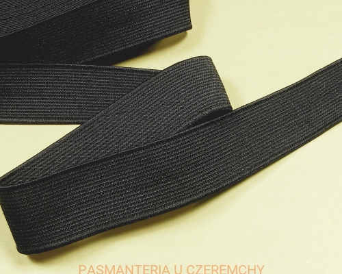 guma tkana 20 mm czarna