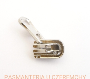 suwak zamkowy obrotowy /dwustronny/ do zamków metalowych VT10 /rozm.5/ nikiel