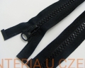 zamek rozdzielczy typu kostka /grubsza, 7 mm/ 80 cm czarny