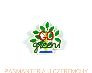 aplikacja do naprasowywania - go green! /termoaplikacja, naprasowanka/