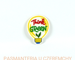 aplikacja do naprasowywania - Think green /termoaplikacja, naprasowanka/