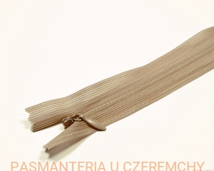 zamek 55 cm beżowy kryty 