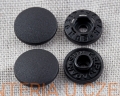 napy plastikowe samozaciskające się 13 mm czarne Hemline