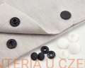 napy plastikowe samozaciskające się 13 mm czarne Hemline