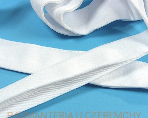 guma "Y" biała 25 mm miękka tkana 