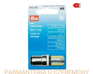 lampka LED z uchwytem bagnetowym do maszyny do szycia PRYM 610 376  /żarówka bez gwintu/