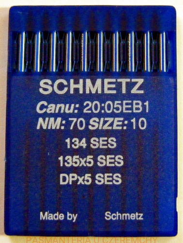  igła okrągła Schmetz 135x5 /DPx5/ rozm. 70 do dzianin