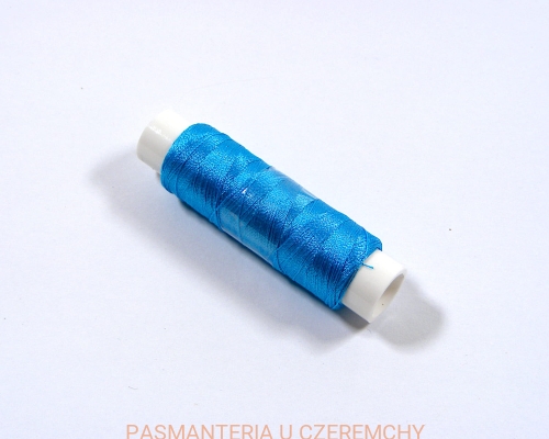 nici do szycia jedwabiu niebieskie poliestrowe 100 mb