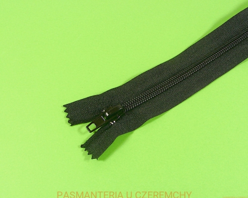 zamek 200 cm czarny nierozdzielczy spirala rozm. 5