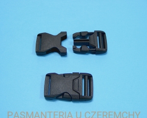 klamra plastikowa "trójząb" 20 mm czarna