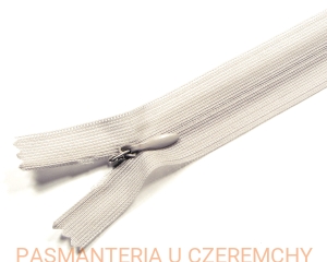 zamek 25 cm jasnoszary kryty /szary/ 