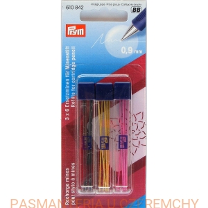 wkłady wymienne - 3 kolory - PRYM 610 842 do ołówka automatycznego PRYM 